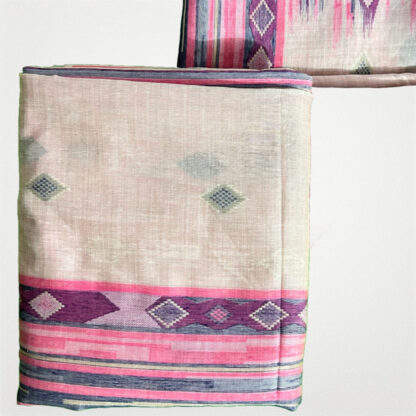Beautiful south cotton handloom sari with Bp - Image 4