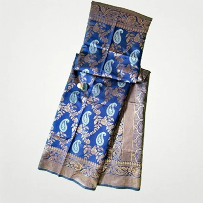 Beautiful elegance banarsi silk saree with zari weaving