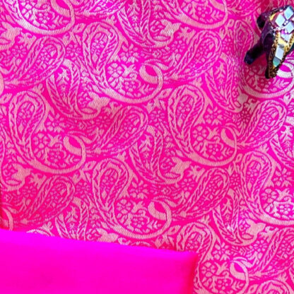 Banarasi soft silk saree with zari weaving work - Image 2