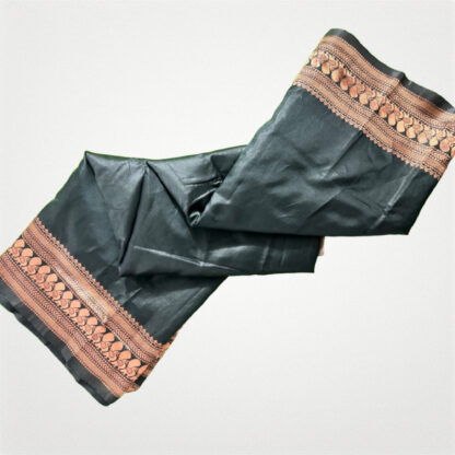 Soft silk banarsi sari with zari weaving - Image 2