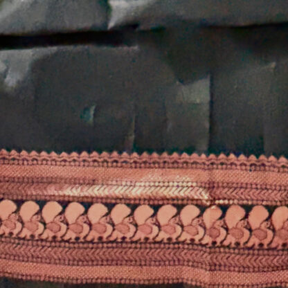 Soft silk banarsi sari with zari weaving - Image 4