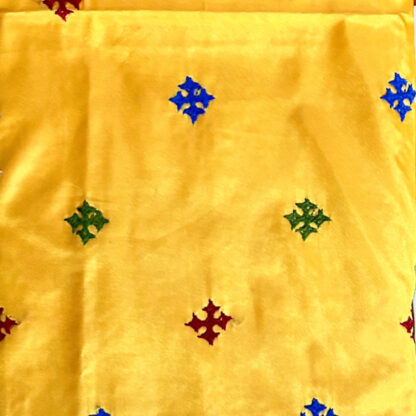Pure silk hand work kandha stich traditional wear saree - Image 3