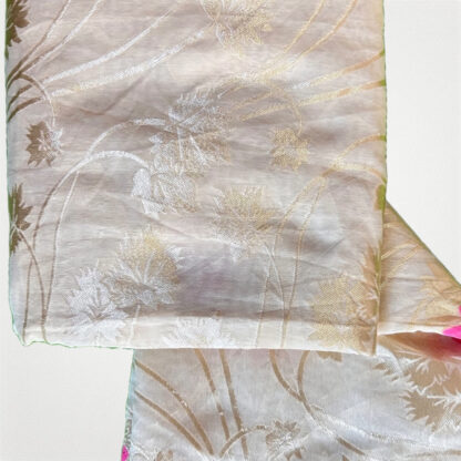 Pure khaddi silk kashmiri weaving saree - Image 4